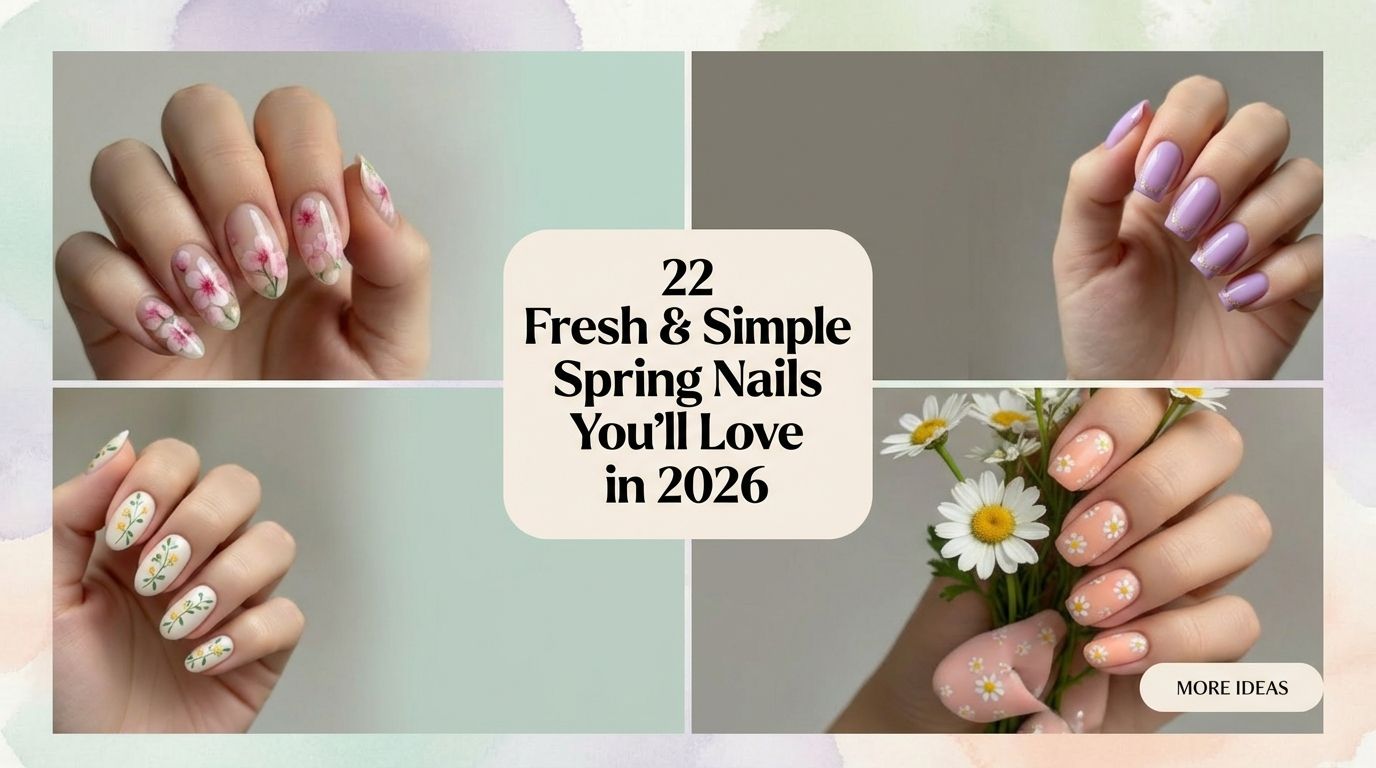 22 Simple Spring Nail Designs for 2026