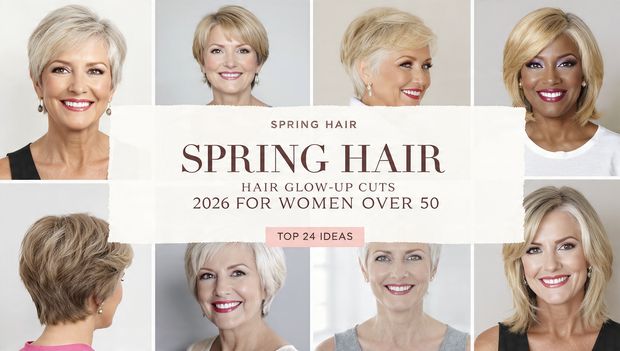 Spring Hair Glow-Up 2026: 24 Cuts for Women Over 50