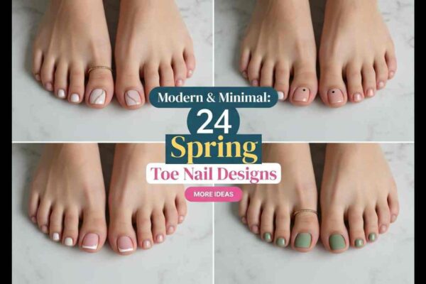 Clean & Modern: 24 Spring Toe Nail Trends 2026