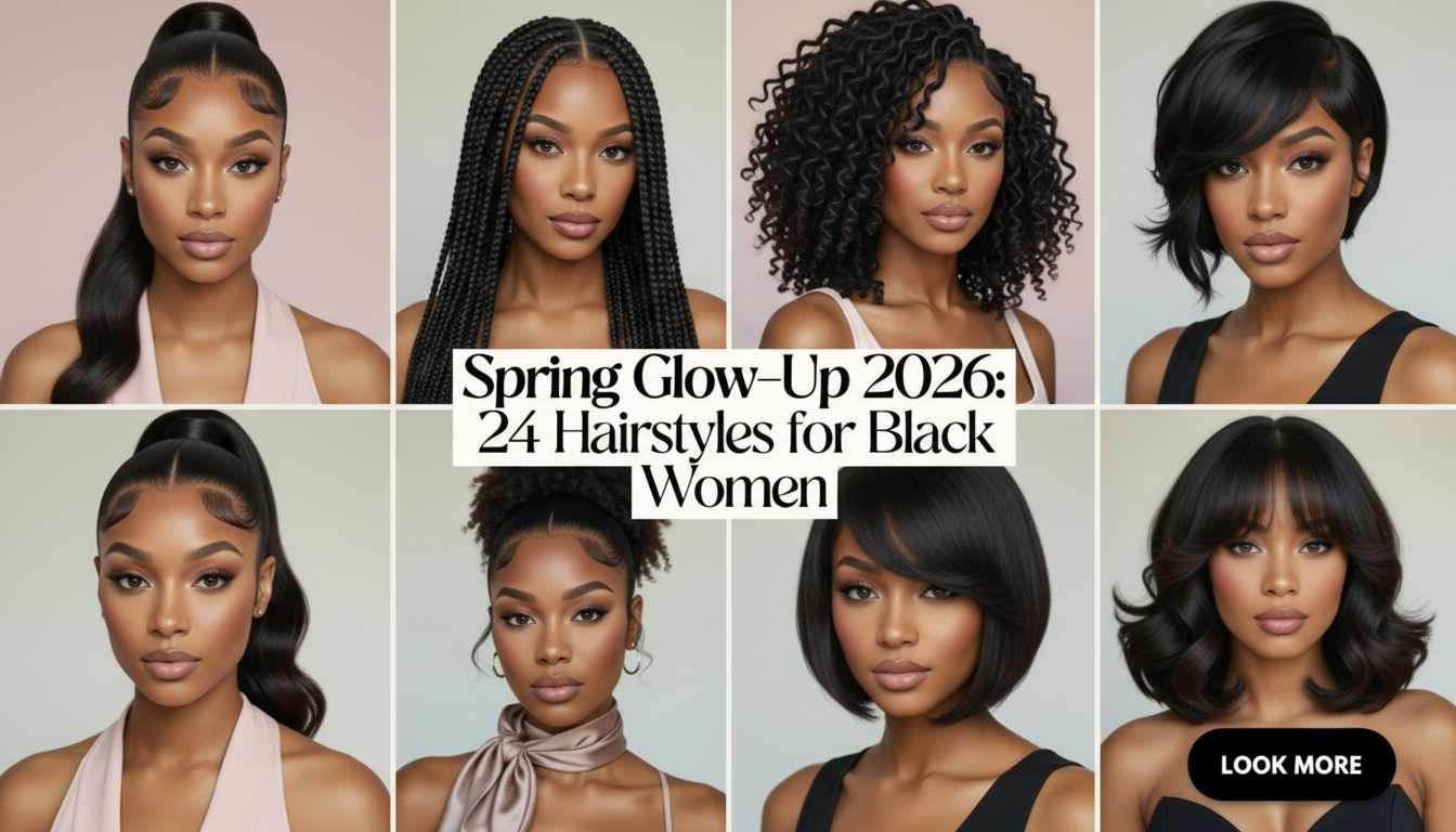 24 Cute & Modern Spring Hairstyles for Black Women 2026