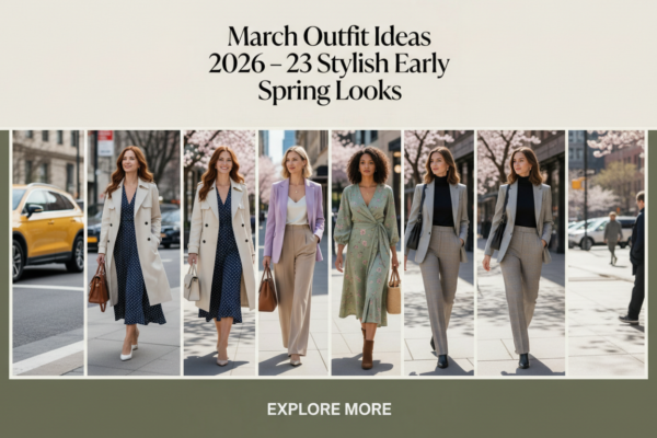 March Outfit Ideas 2026 – 23 Stylish Early Spring Looks