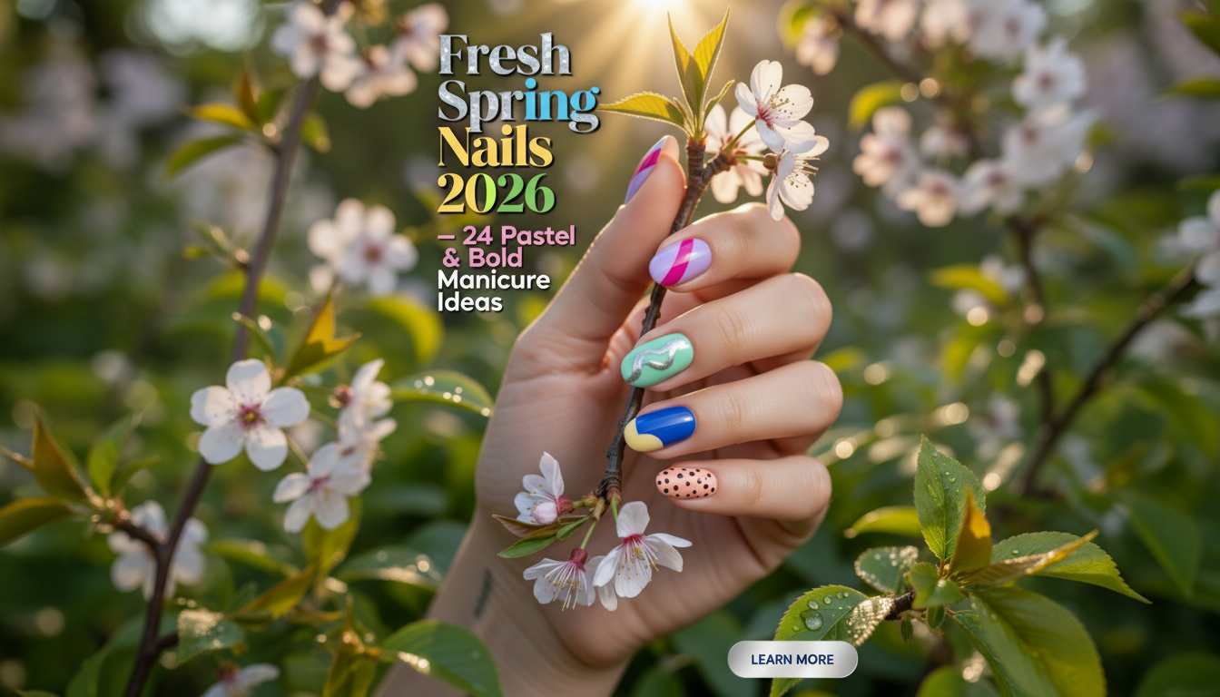 Pastel & Bold: 24 Vibrant Spring Nail Ideas for 2026