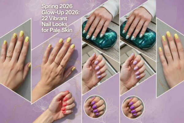 22 Bright Spring Nail Ideas 2026 That Pop on Pale Skin