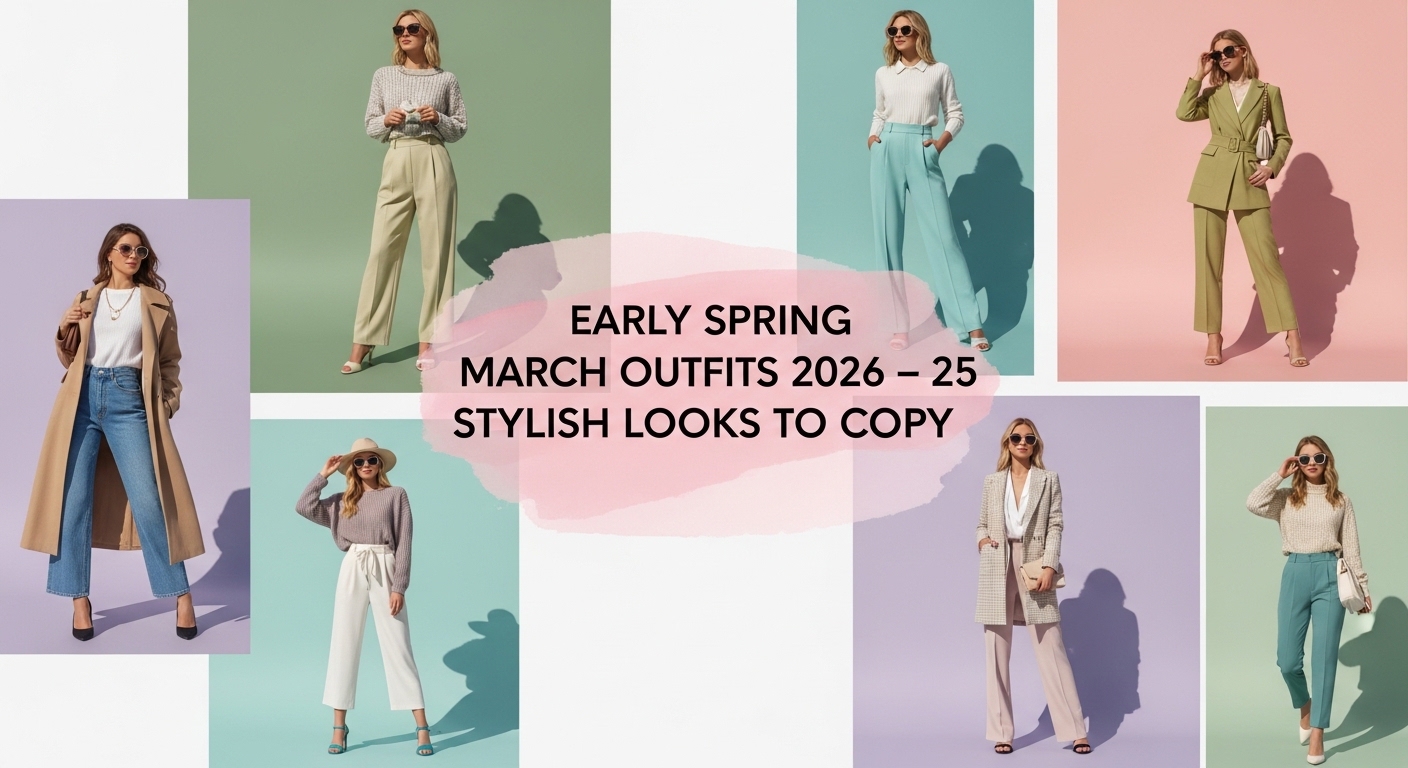 Early Spring March Outfits 2026 – 25 Stylish Looks to Copy