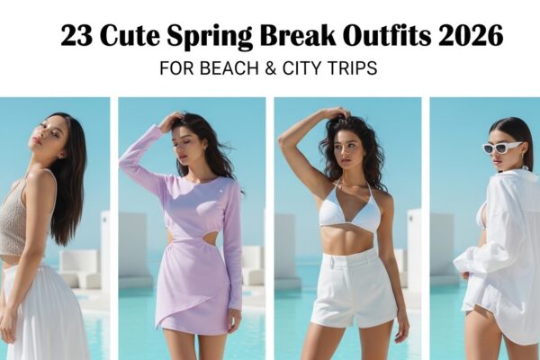 23 Cute Spring Break Outfits 2026 for Beach & City Trips