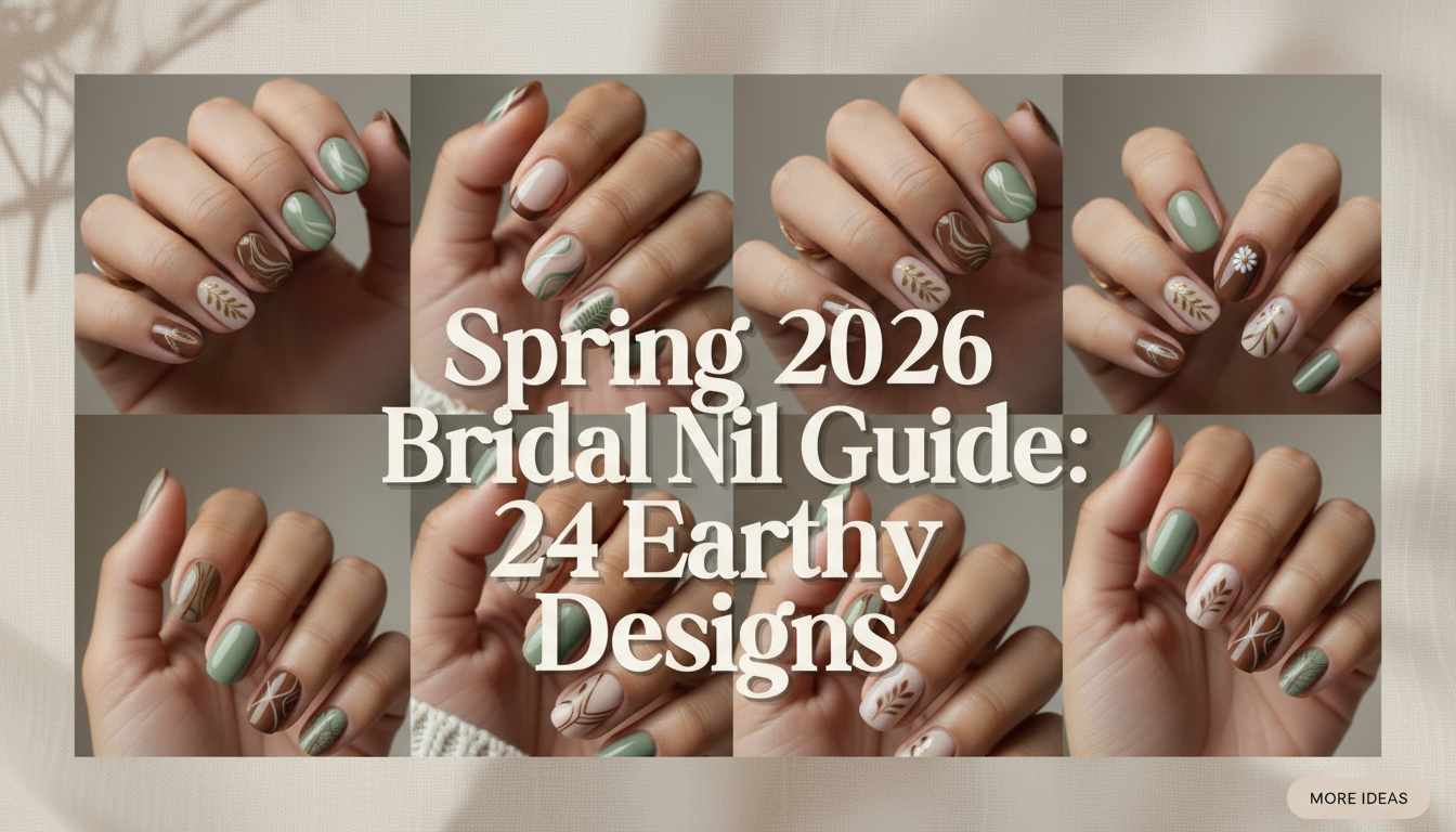 24 Classy Earthy Nails for Brides, Bridesmaids & Guests 2026