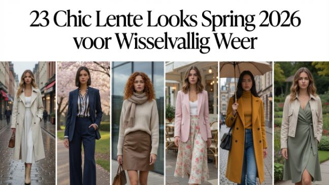 23 Spring Lente Outfits 2026 voor European Weer