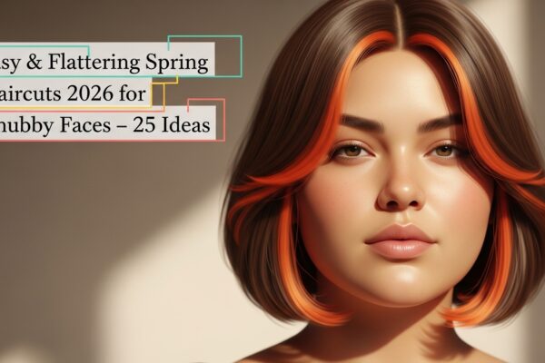 Easy & Flattering Spring Haircuts 2026 for Chubby Faces – 25 Ideas