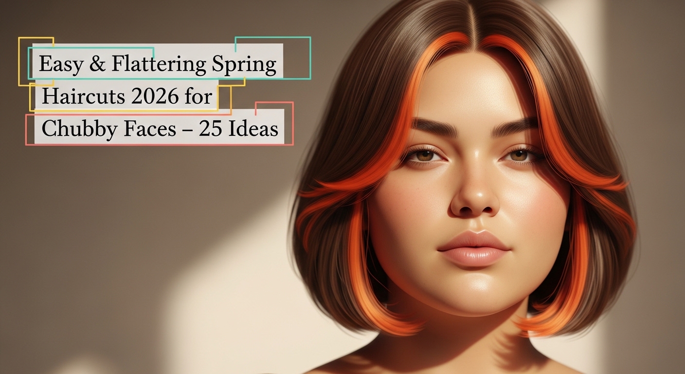 Easy & Flattering Spring Haircuts 2026 for Chubby Faces – 25 Ideas