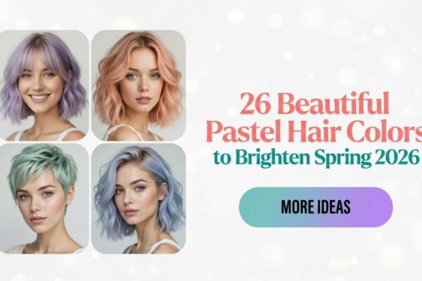 Spring 2026 Color Update: 26 Soft & Youthful Pastel Hair Ideas for Women