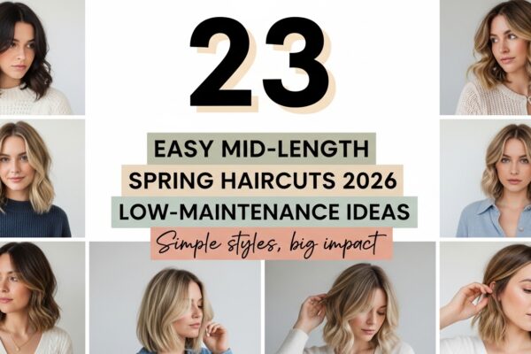 Easy Mid-Length Spring Haircuts 2026: 23 Low-Maintenance Ideas