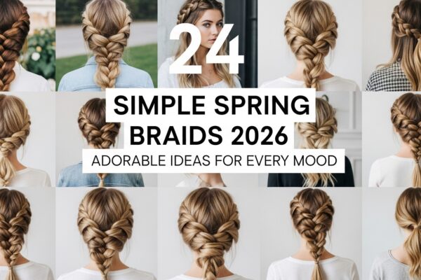 Simple Spring Braids 2026: 24 Adorable Ideas for Every Mood for Women