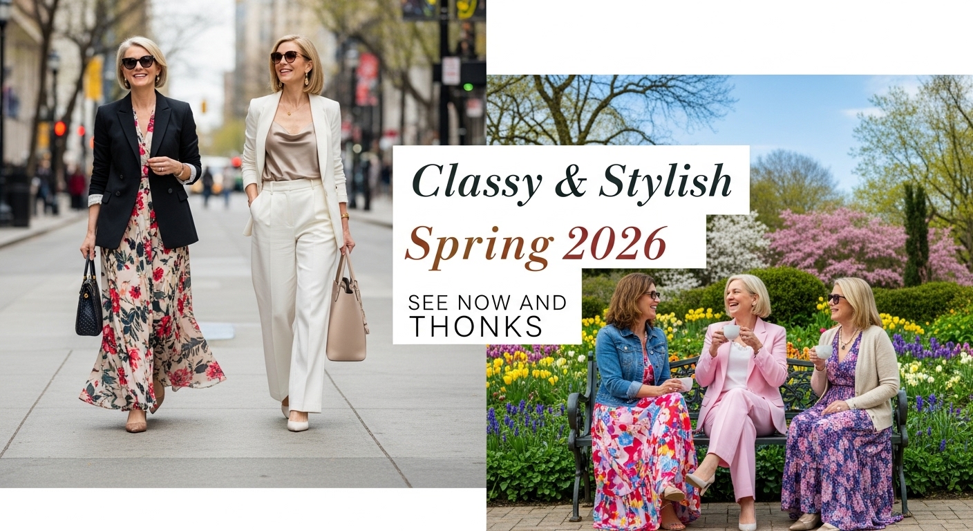 Spring 2026 Outfit Ideas for Women Over 40: 22 Stylish & Classy Looks