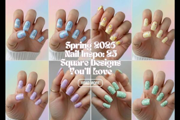 Dreamy & Modern: 25 Square Spring Nails for 2026