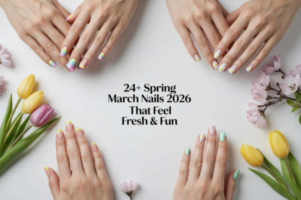 March Nails 2026: 24+ Fresh Spring Manicure Ideas