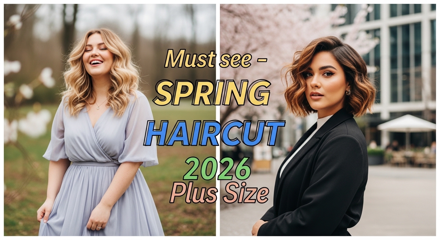27 Flattering Spring Haircuts for Plus Size Women (Easy & Fresh 2026)