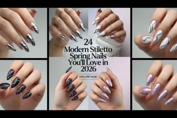 Fresh & Fierce: 24 Spring Stiletto Nails for 2026