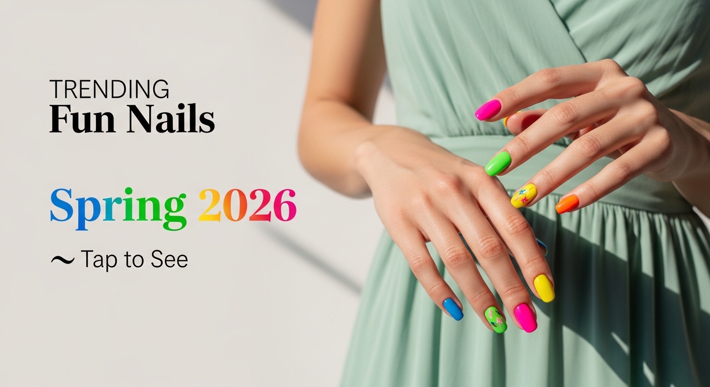 Coolest Fun Spring Nails 2026: 23 Bright & Colorful Manicure Ideas