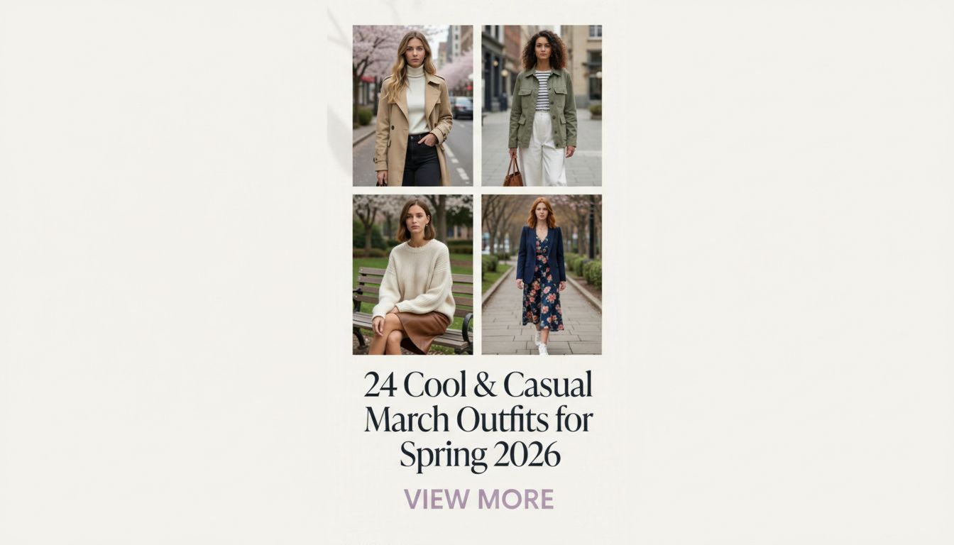 March Casual Spring Outfits 2026 – 24 Effortless Looks to Copy