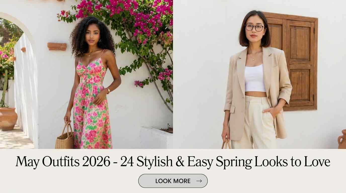 24 May Outfit Ideas 2026 – Fresh & Effortless Spring Looks