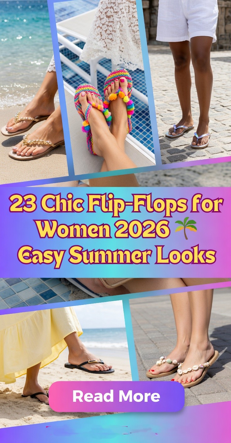 Summer Flip-Flops for Women 2026 – 23 Effortless Styles
