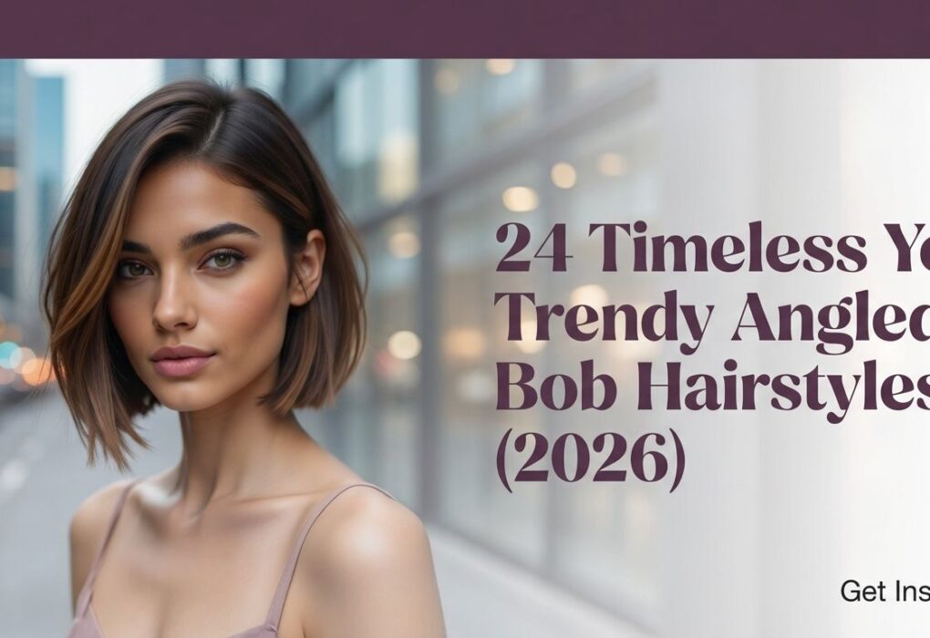 Fresh & Stylish: 24 Angled Bob Looks for Spring 2026
