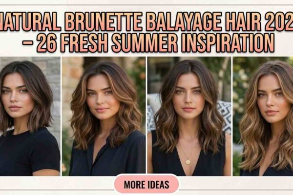 26 Brunette Balayage Hair Ideas 2026 – Fresh & Effortless Summer Looks