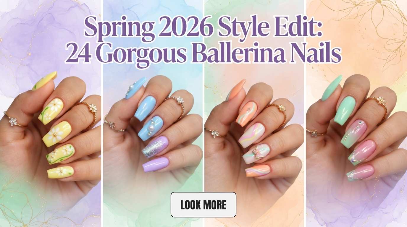 24 Stunning Ballerina Nails Perfect for Spring 2026