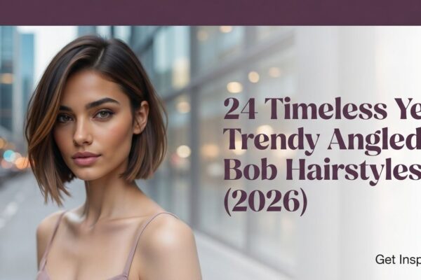 Fresh & Stylish: 24 Angled Bob Looks for Spring 2026