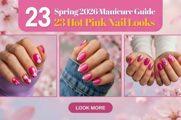 23 Playful Hot Pink Spring Nails for 2026