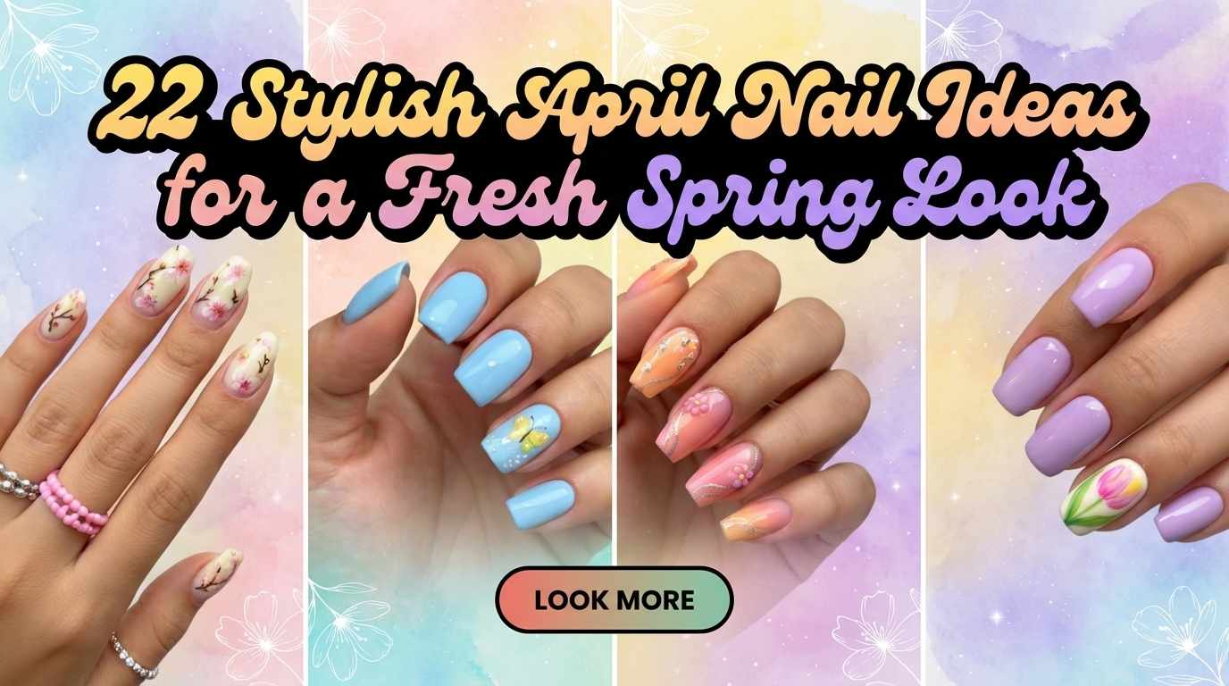 22 Fresh April Nail Ideas for Spring 2026