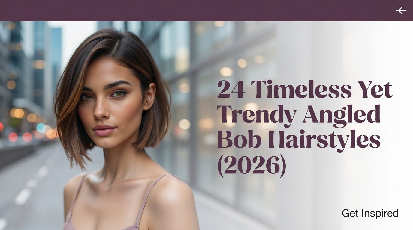 Fresh & Stylish: 24 Angled Bob Looks for Spring 2026