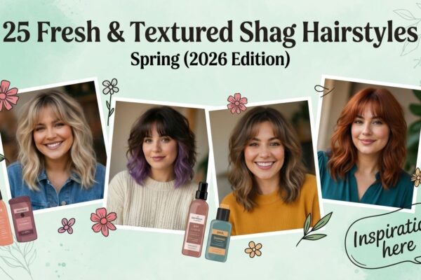25 Gorgeous Spring Shag Hairstyles for 2026