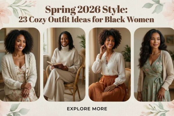 23 Cozy Spring Outfits for Black Women in 2026