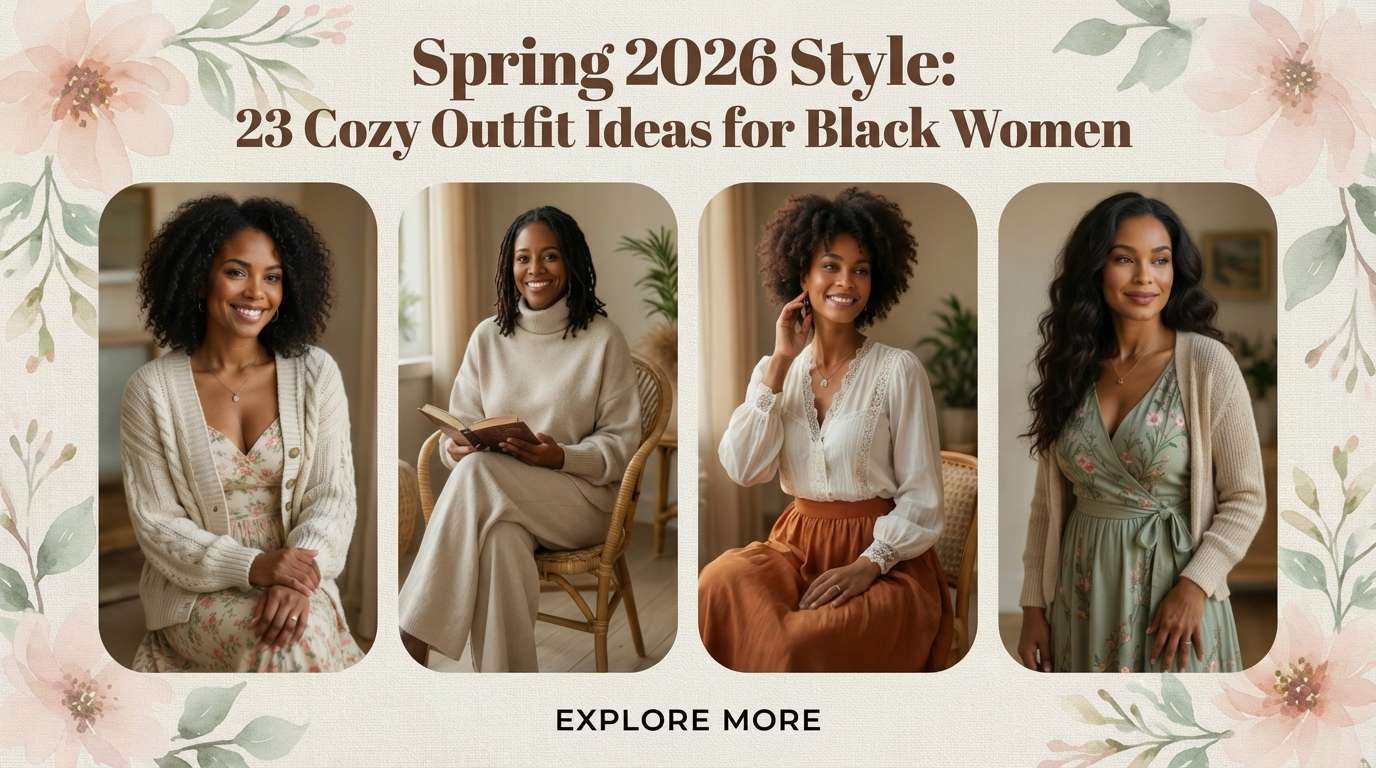 23 Cozy Spring Outfits for Black Women in 2026