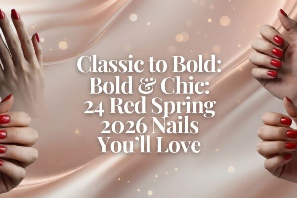 24 Trendy Red Nails That Define Spring 2026