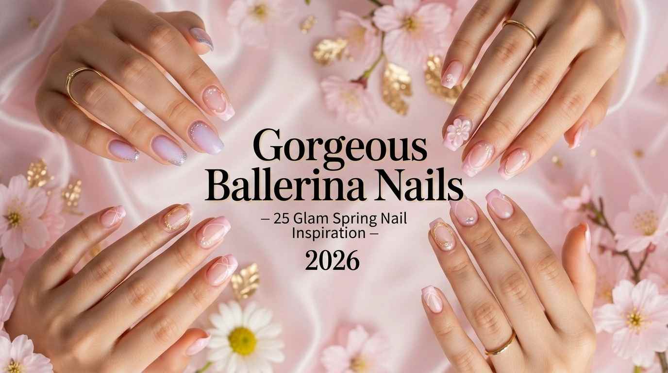 25 Glam Ballerina Nails for Spring 2026 – Elegant Designs You'll Love
