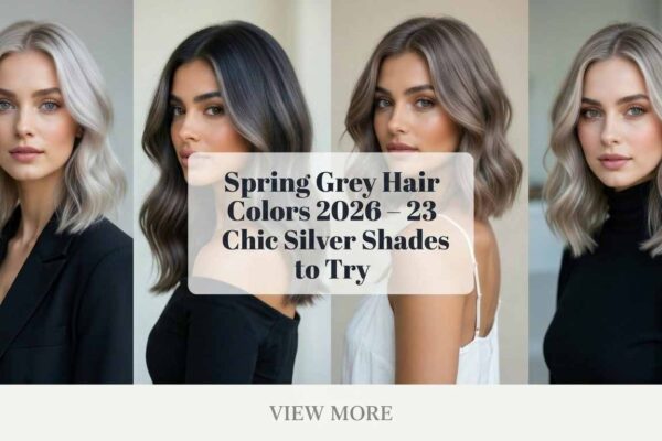 23 Modern Grey Hair Color Ideas 2026 – Fresh Silver Shades for Spring