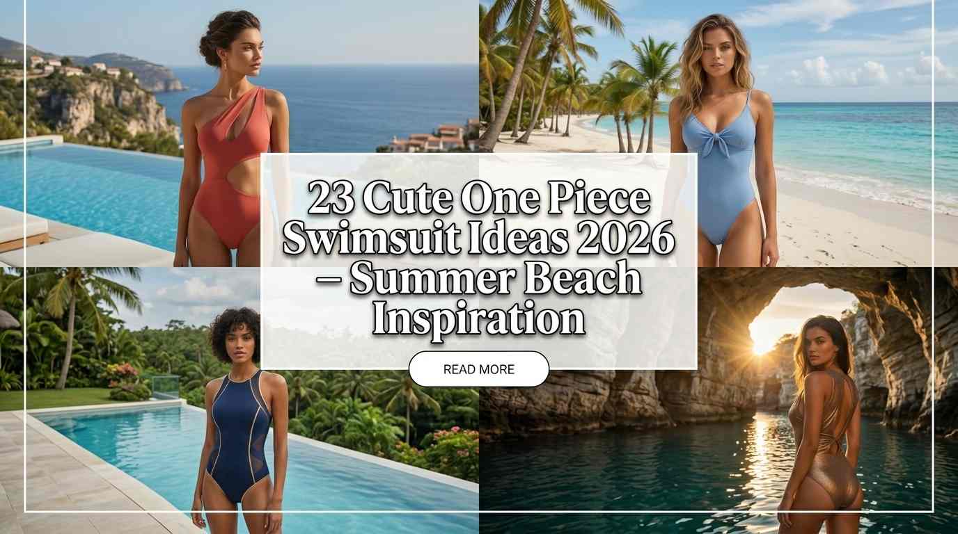 23 One Piece Swimsuit Ideas 2026 – Fresh & Confident Beach Looks