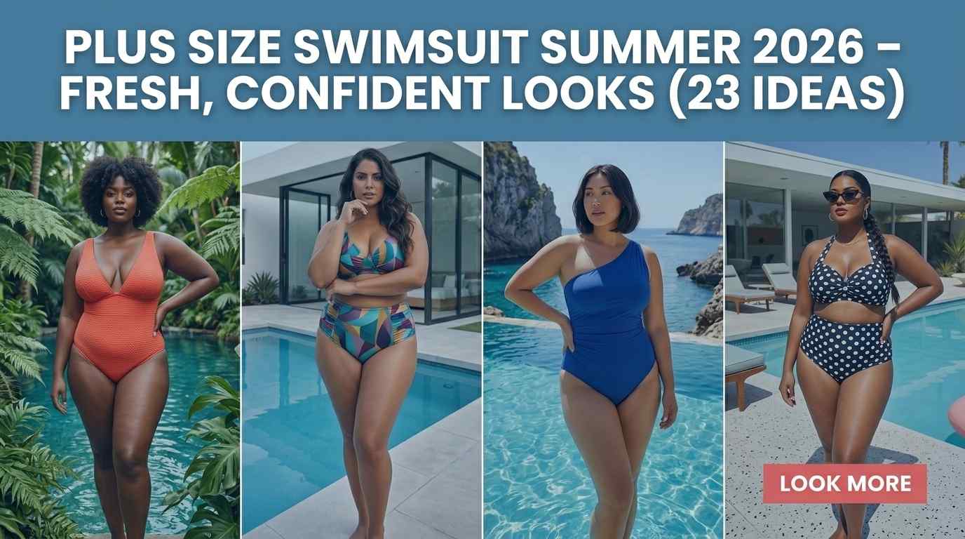 Plus Size Swimsuit Summer 2026: 23 Effortless Looks with Confidence & Fresh Inspo