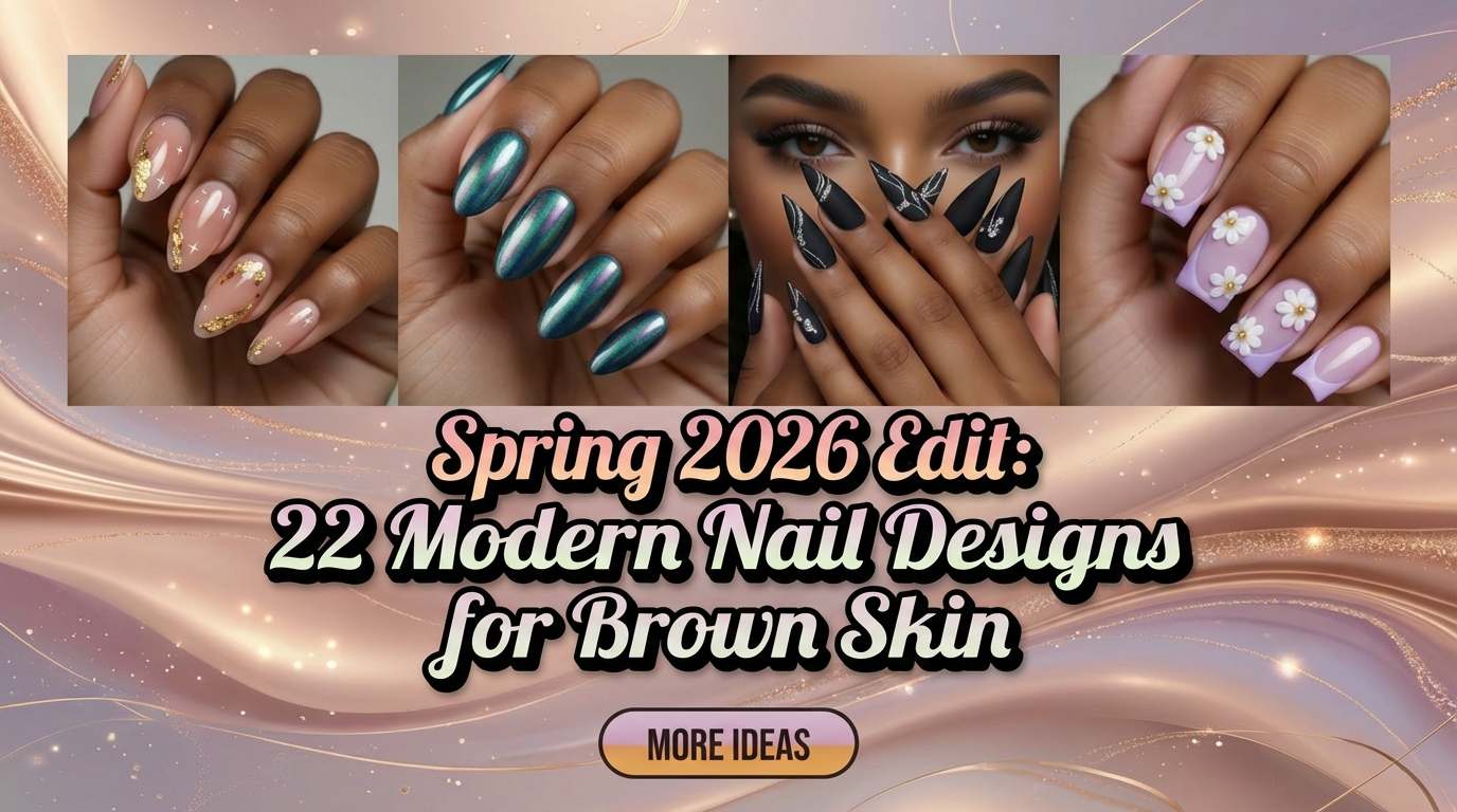 Spring 2026 Nail Trends: 22 Chic Looks for Brown Skin