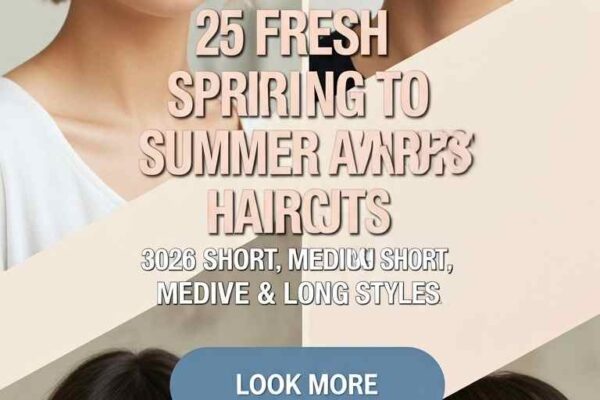 25 Spring to Summer Haircut Ideas 2026 – Fresh Trends for Medium, Short & Long Hair