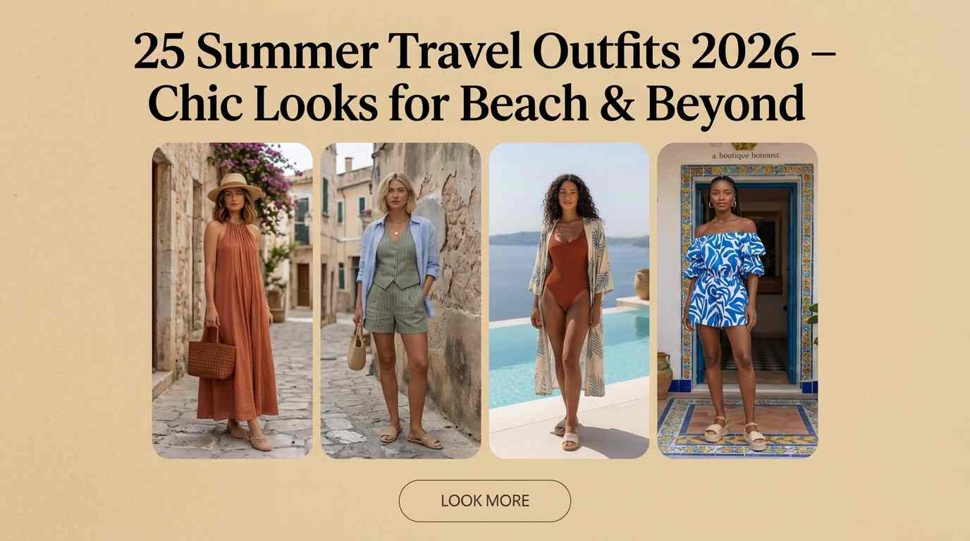 25 Cute Summer Outfits 2026 – Perfect Vacation Looks for Beach & Beyond