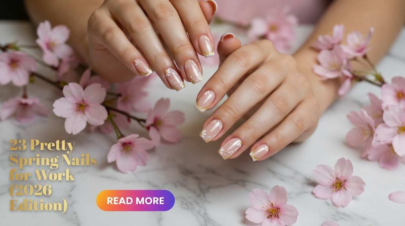 Professional & Pretty: 23 Spring Nails for the Office 2026