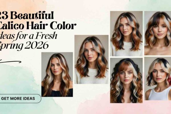 Spring 2026 Hair Trends: 23 Pastel Calico Color Ideas