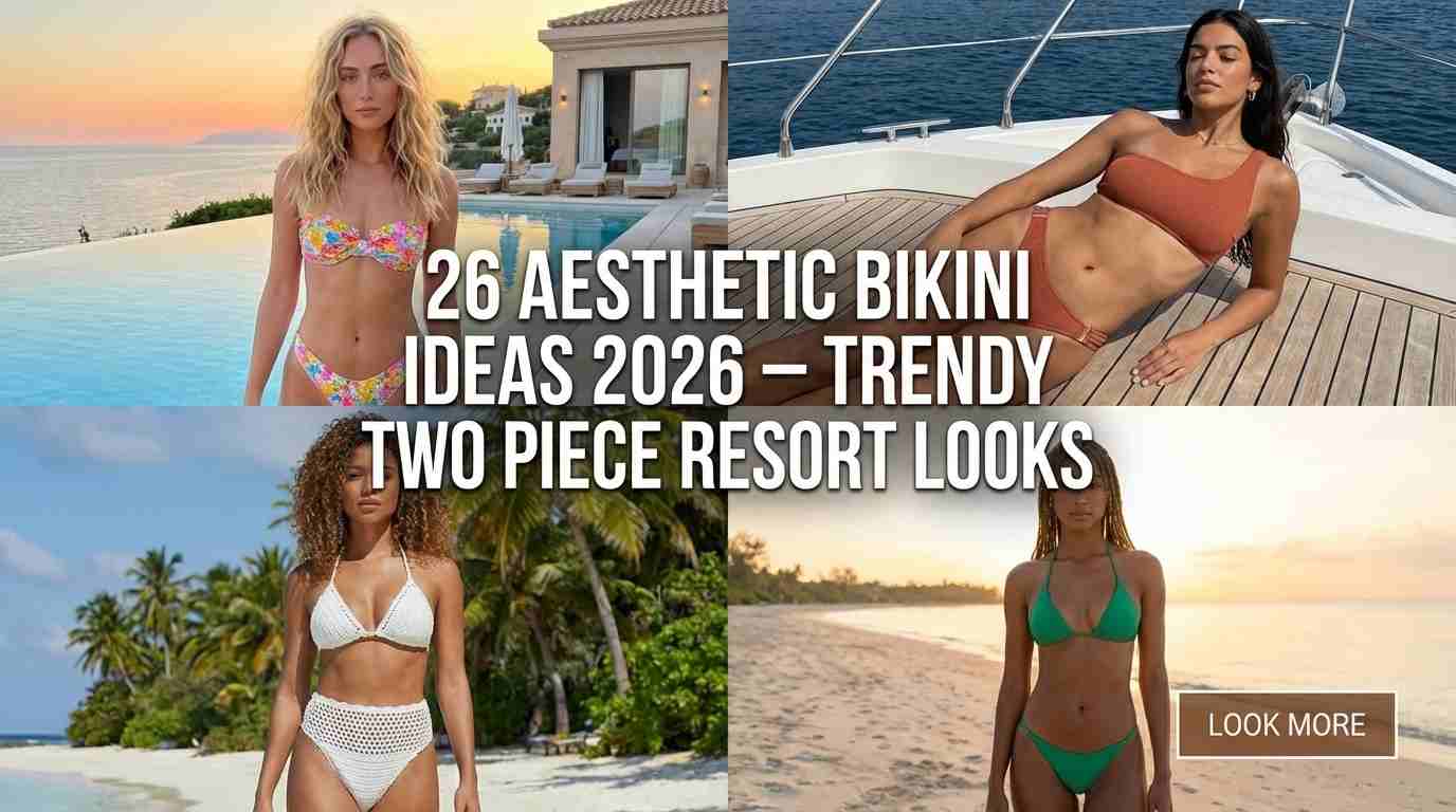 26 Trendy Two Piece Swimsuits 2026 – Aesthetic Resort Looks