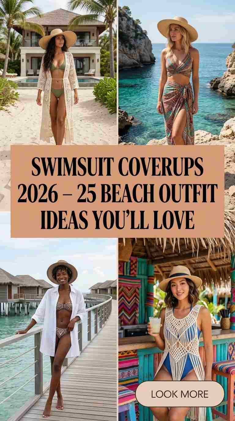 25 Beach-Ready Swimsuit Coverups Outfits for Summer 2026