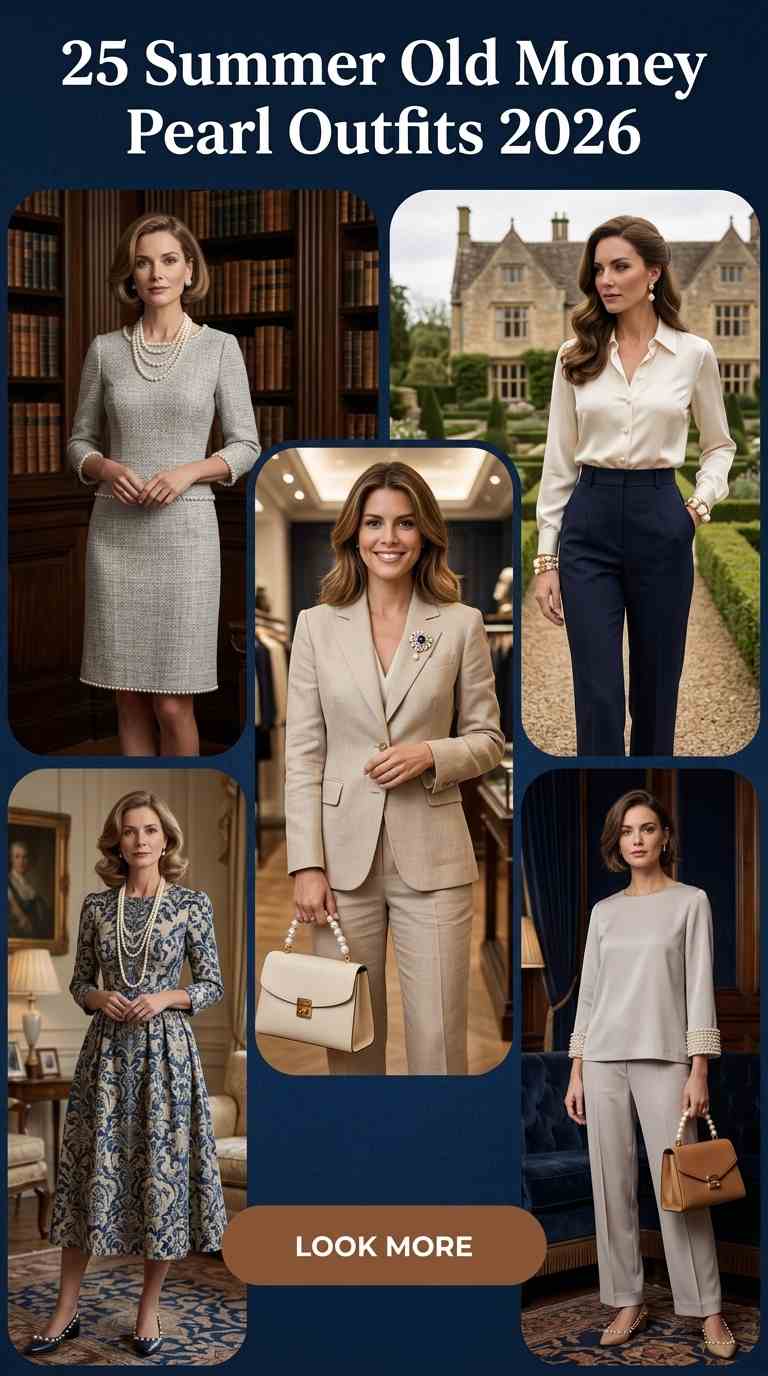 Summer Old Money Pearl Outfits 2026 – 25 Chic Looks