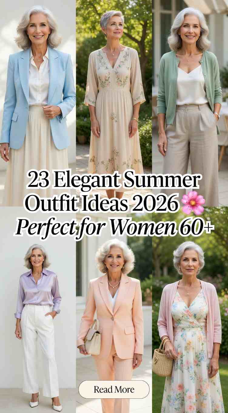 Summer Outfits for Women Over 60 2026 – 23 Chic Looks