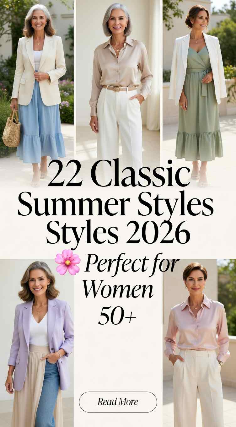 Summer Outfit Ideas for Women 50+ 2026 – 22 Timeless Looks